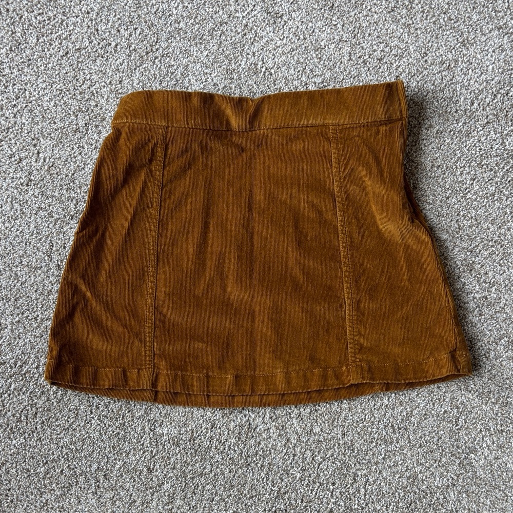 Crewcuts Tan Corduroy Mini Skirt